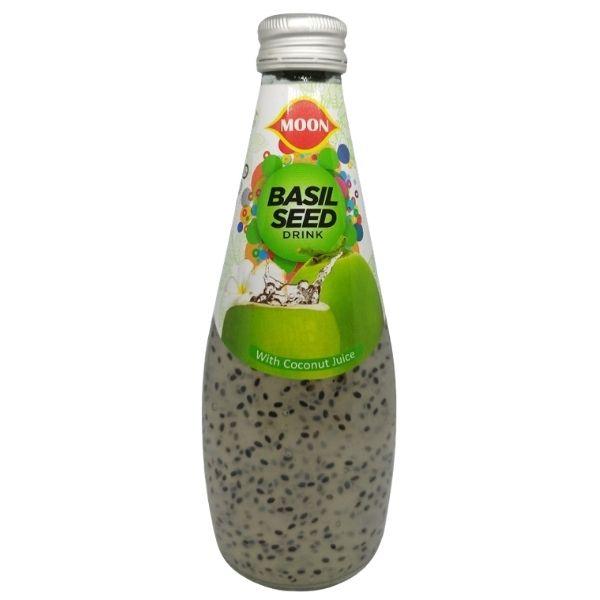 MOON Basil Seed Drink 290 ML Coconut