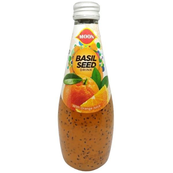 MOON Basil Seed Drink 290 ML Orange