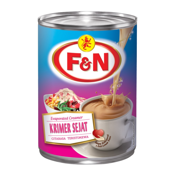F&N Evaporated Creamer 390g Tin