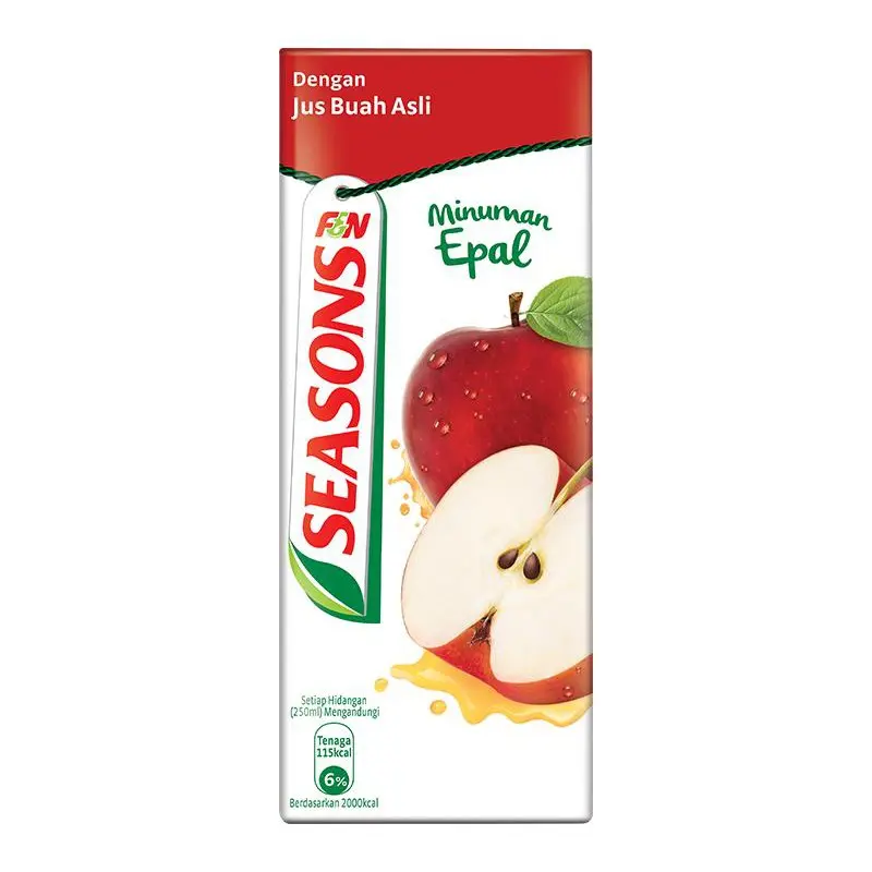 F&N Seasons Apple Flavored Drink 250ml Tetra Pak