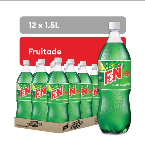 F&N Fruitade Carbonated Drink 1.5-Liter PET Bottle