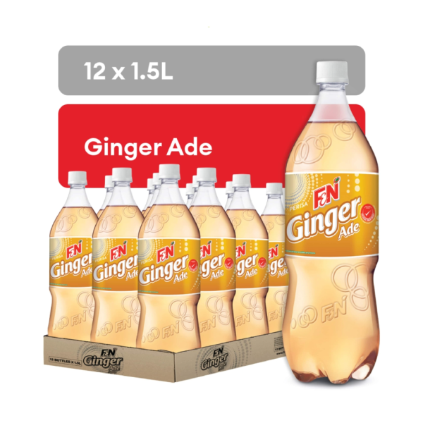 F&N Ginger Ade Carbonated Drink 1.5-Liter PET Bottle