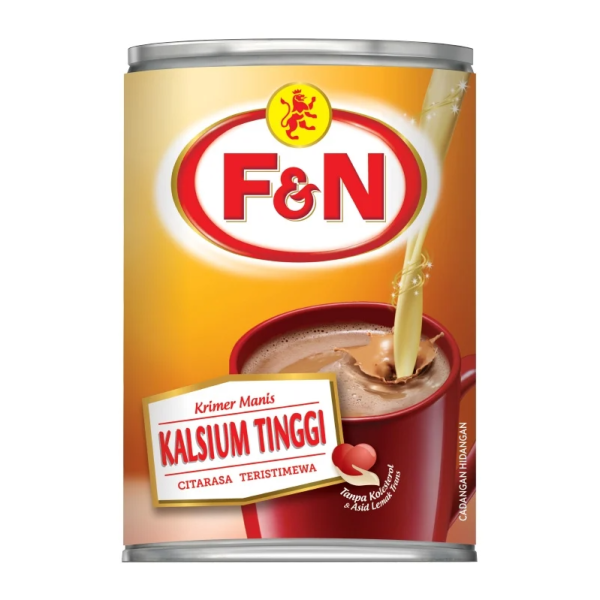 F&N High Calcium Sweetened Condensed Creamer 500g Tin (Tray Pack)