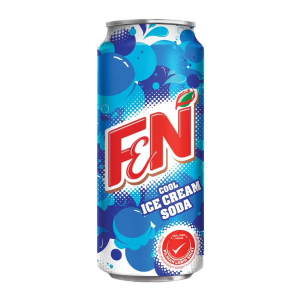 F&N Ice Cream Soda Carbonated Drink 325ml Can
