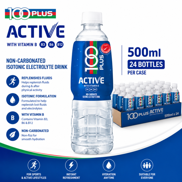 100PLUS ACTIVE (C) ASP PET 500ML