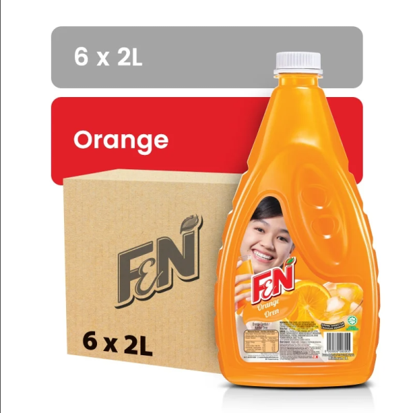 F&N Orange Flavored Cordial 2-Liter PET Bottle