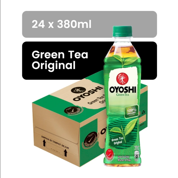 F&N Oyoshi Green Tea Original 380ml PET Bottle