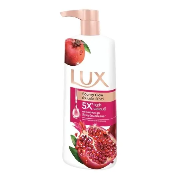 LUX Shower Cream Pomegranate Bouncy GLOW 450 ML
