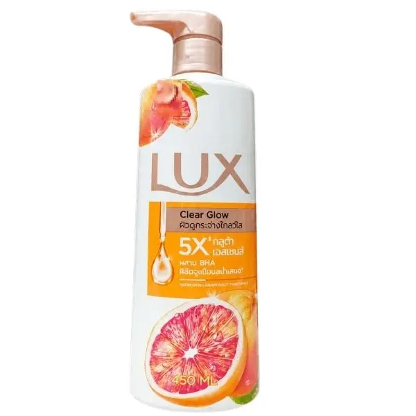 LUX Shower Cream Grapefruit Clear GLOW 450 ML