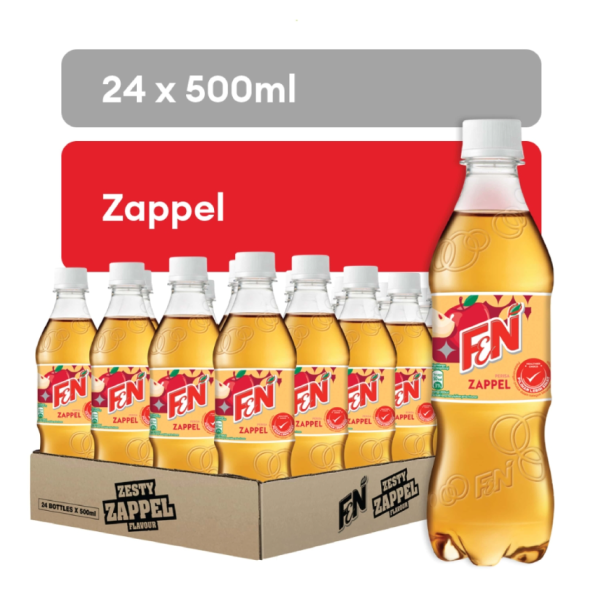 F&N Zappel Sparkling Apple Drink 500ml PET Bottle