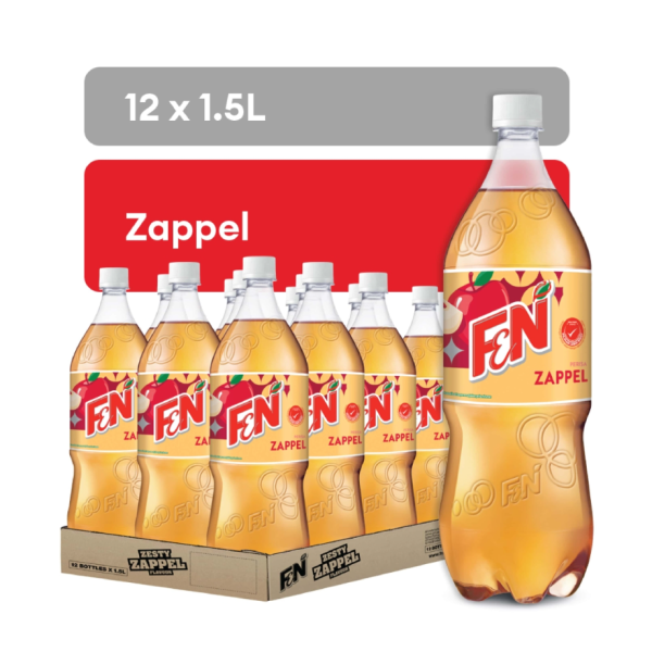 F&N Zappel Sparkling Apple Drink 1.5-Liter PET Bottle
